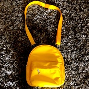 Yellow shoulder bag